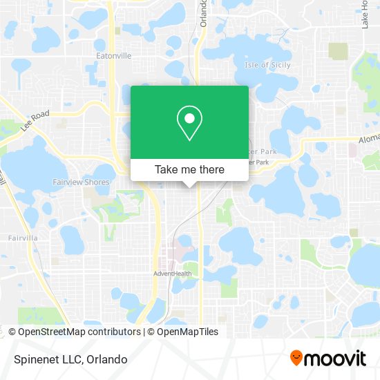 Spinenet LLC map