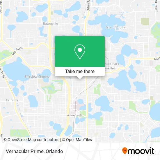 Mapa de Vernacular Prime
