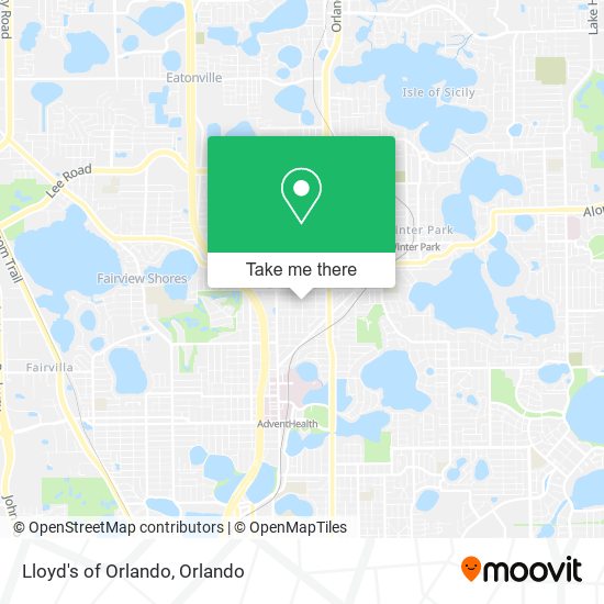 Lloyd's of Orlando map