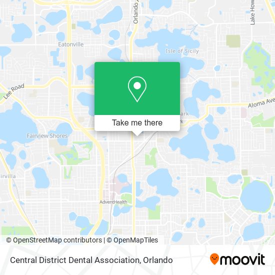 Mapa de Central District Dental Association