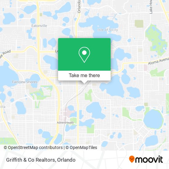 Griffith & Co Realtors map