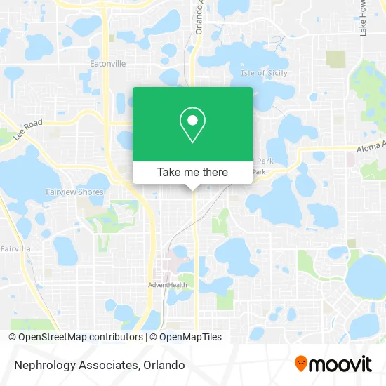 Mapa de Nephrology Associates