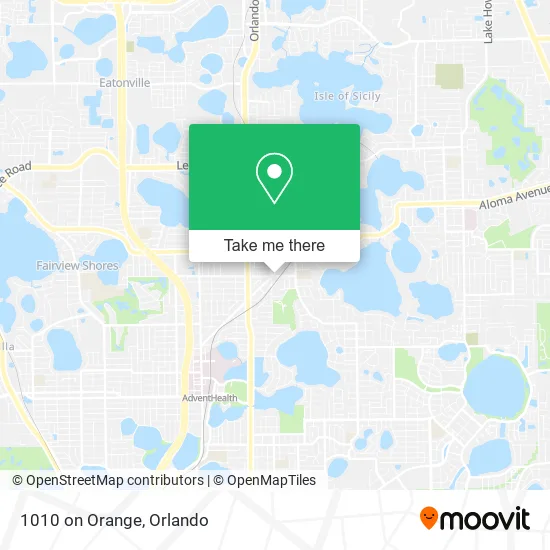 1010 on Orange map