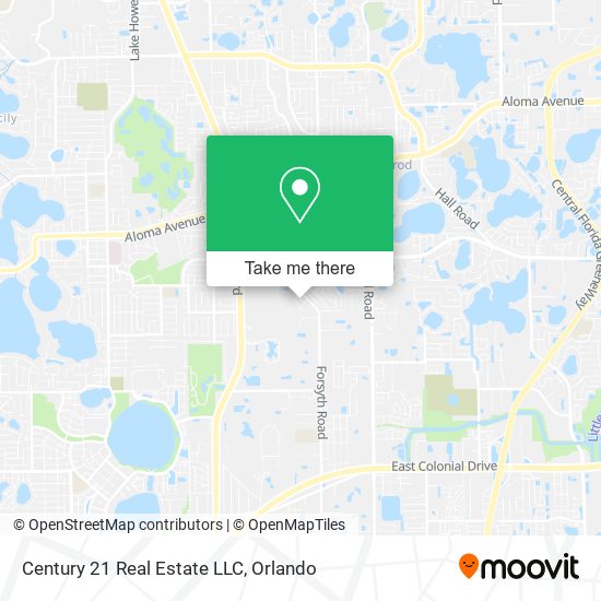 Century 21 Real Estate LLC map