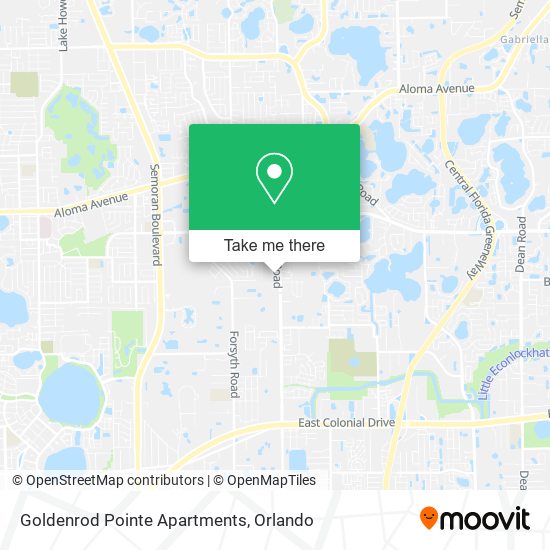 Goldenrod Pointe Apartments map