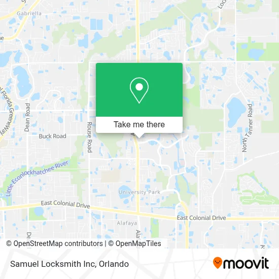 Samuel Locksmith Inc map