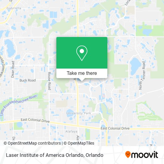 Mapa de Laser Institute of America Orlando