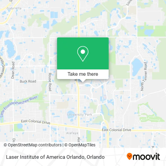 Laser Institute of America Orlando map