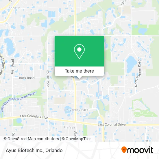 Mapa de Ayus Biotech Inc.