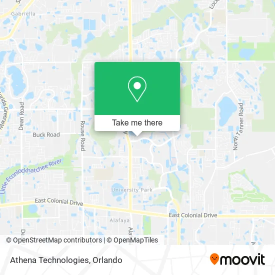 Mapa de Athena Technologies