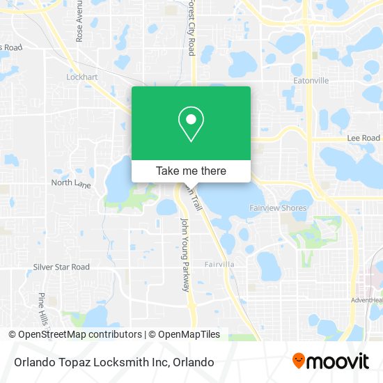 Orlando Topaz Locksmith Inc map