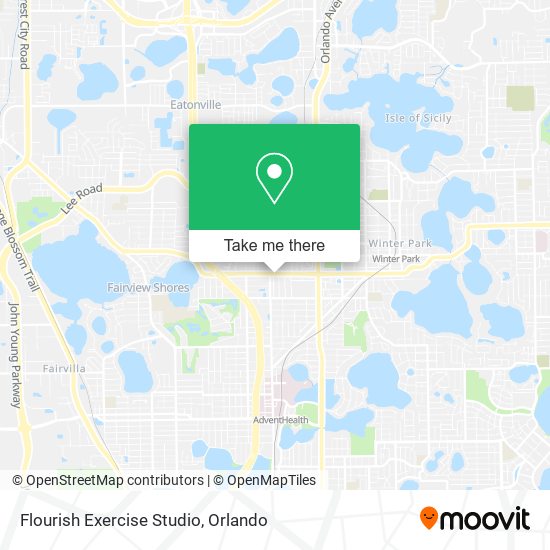 Flourish Exercise Studio map