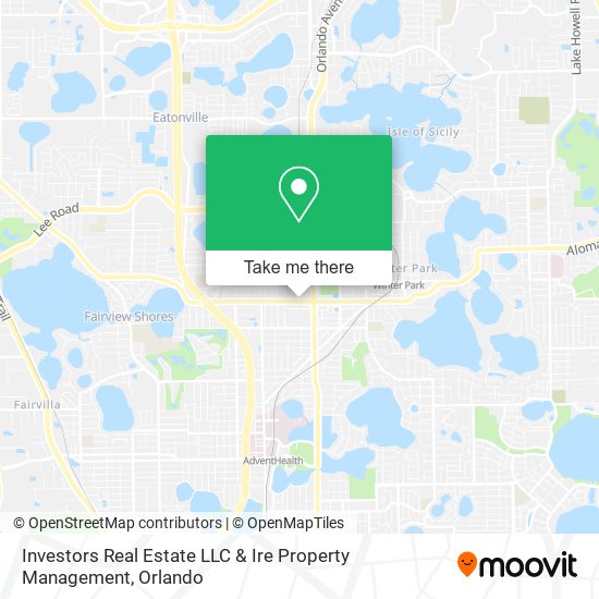 Investors Real Estate LLC & Ire Property Management map