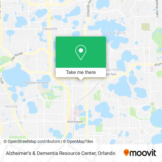 Mapa de Alzheimer's & Dementia Resource Center