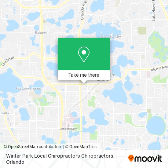Mapa de Winter Park Local Chiropractors Chiropractors
