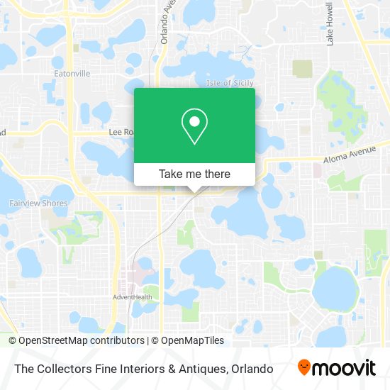 The Collectors Fine Interiors & Antiques map