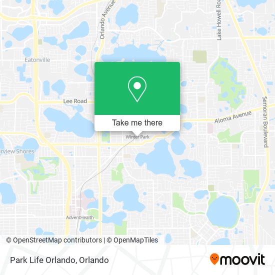 Park Life Orlando map