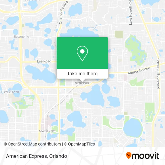 Mapa de American Express