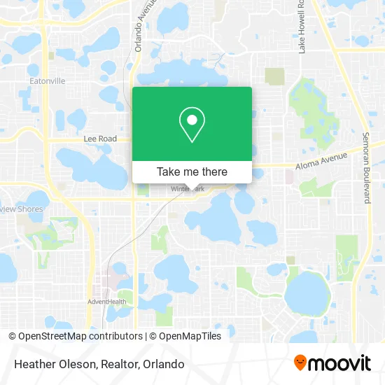 Heather Oleson, Realtor map