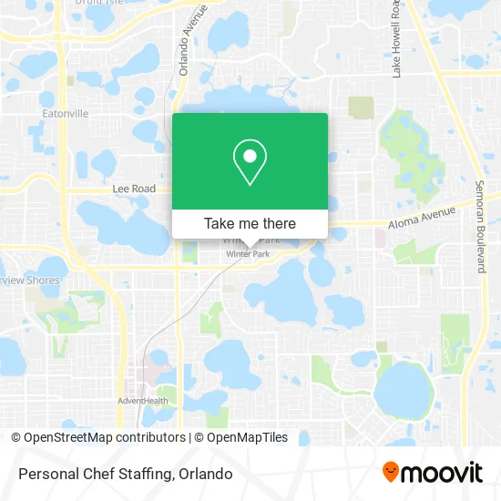 Personal Chef Staffing map