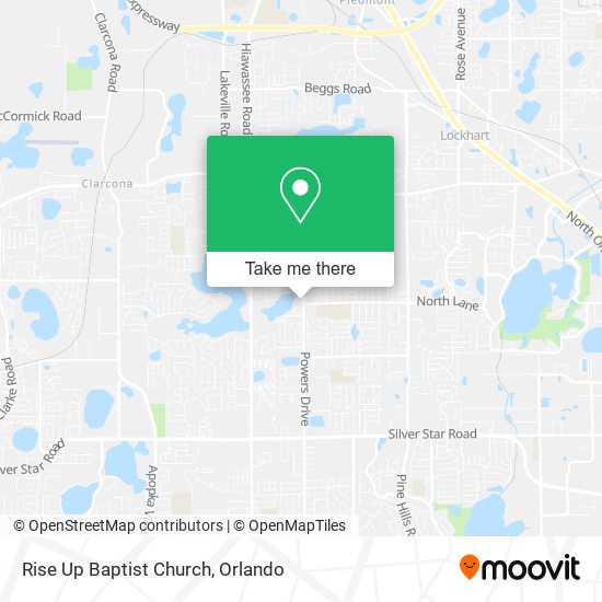 Mapa de Rise Up Baptist Church