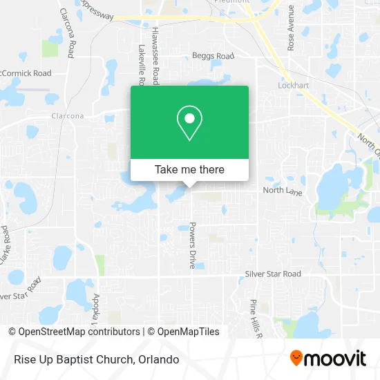 Rise Up Baptist Church map