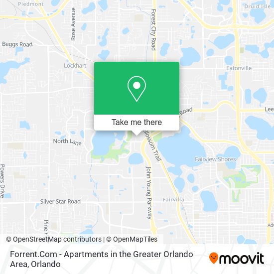 Forrent.Com - Apartments in the Greater Orlando Area map