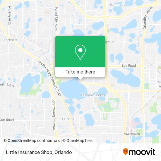 Little Insurance Shop map