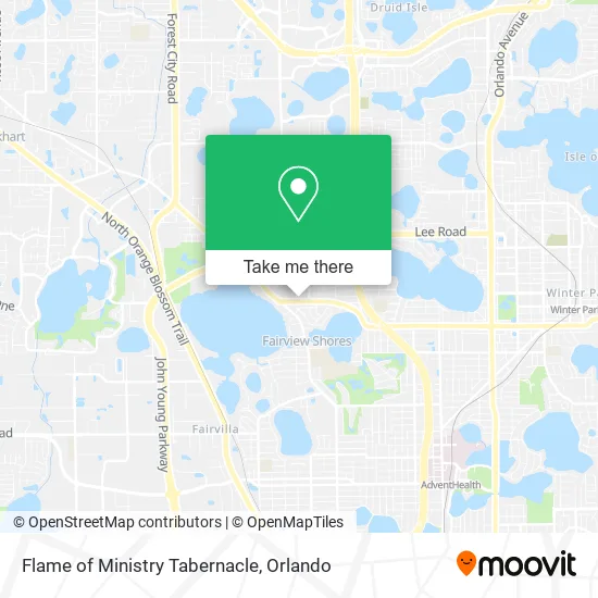 Flame of Ministry Tabernacle map