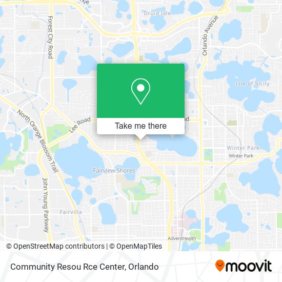 Community Resou Rce Center map