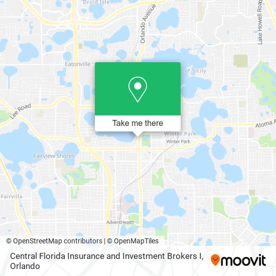 Mapa de Central Florida Insurance and Investment Brokers I