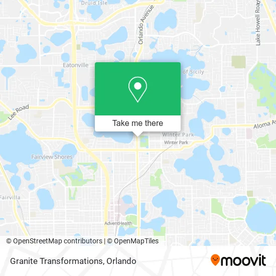 Granite Transformations map