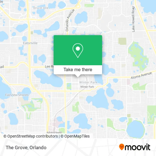 Mapa de The Grove