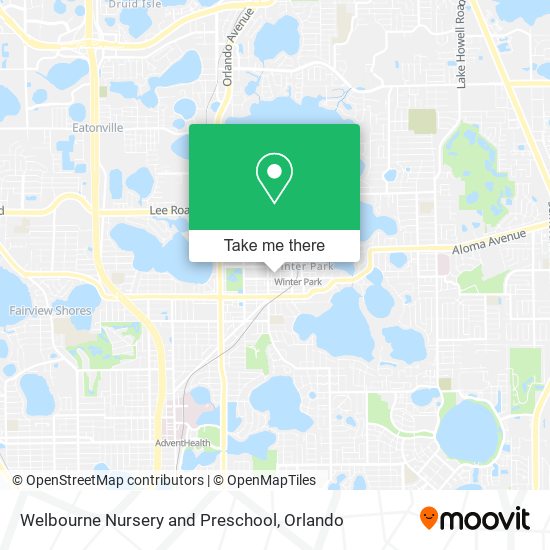 Welbourne Nursery and Preschool map