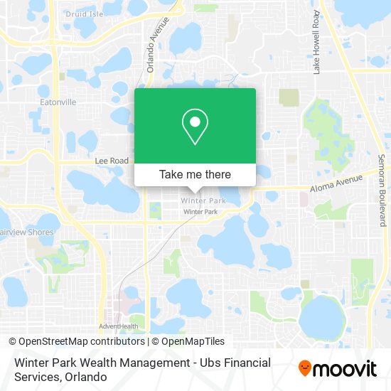 Winter Park Wealth Management - Ubs Financial Services map