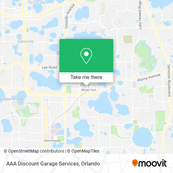 AAA Discount Garage Services map