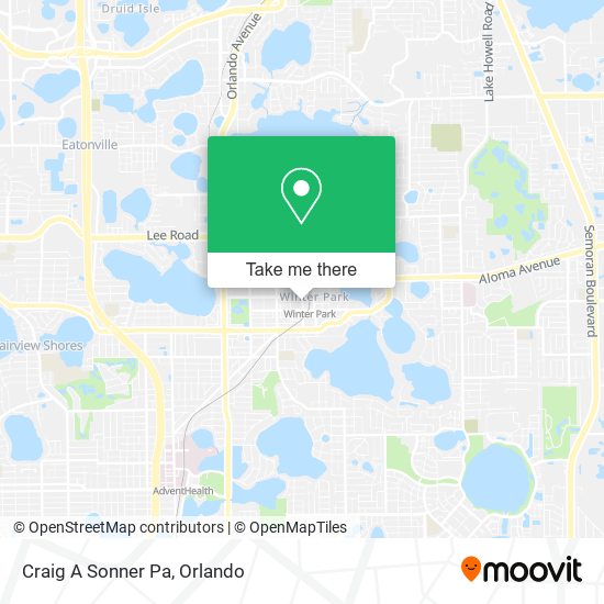 Mapa de Craig A Sonner Pa