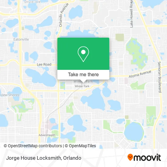Mapa de Jorge House Locksmith