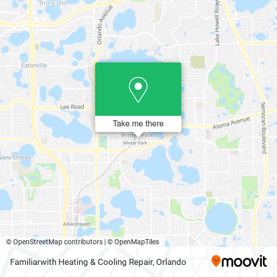 Familiarwith Heating & Cooling Repair map
