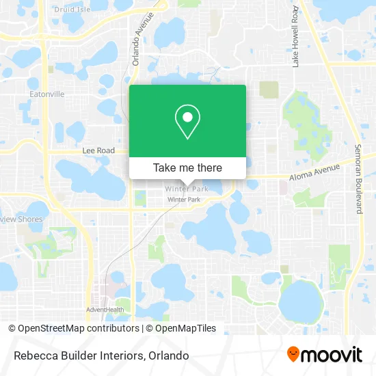 Rebecca Builder Interiors map