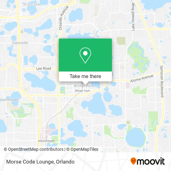 Morse Code Lounge map