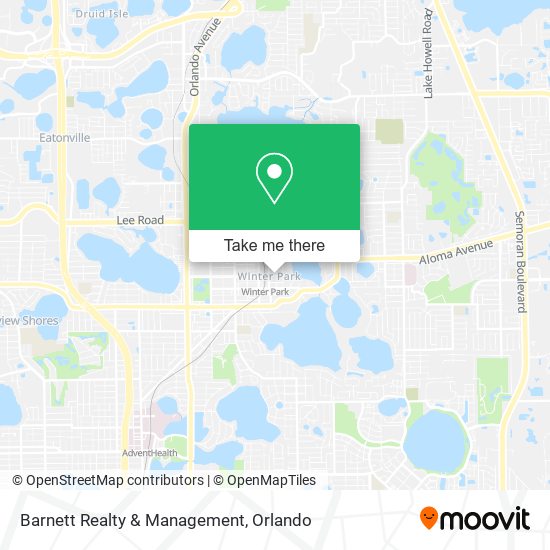 Barnett Realty & Management map