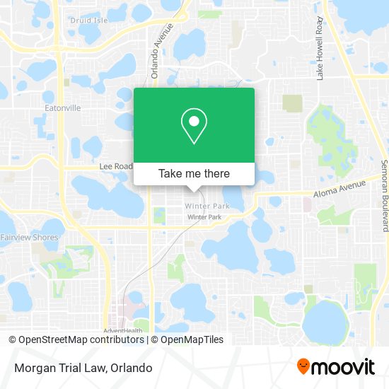 Morgan Trial Law map