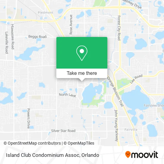 Island Club Condominium Assoc map