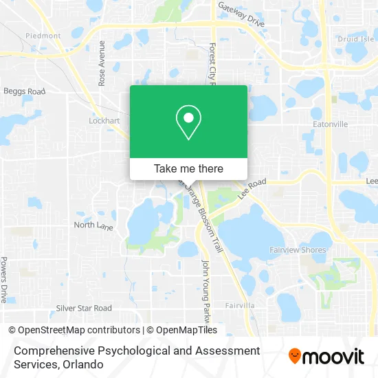 Comprehensive Psychological and Assessment Services map