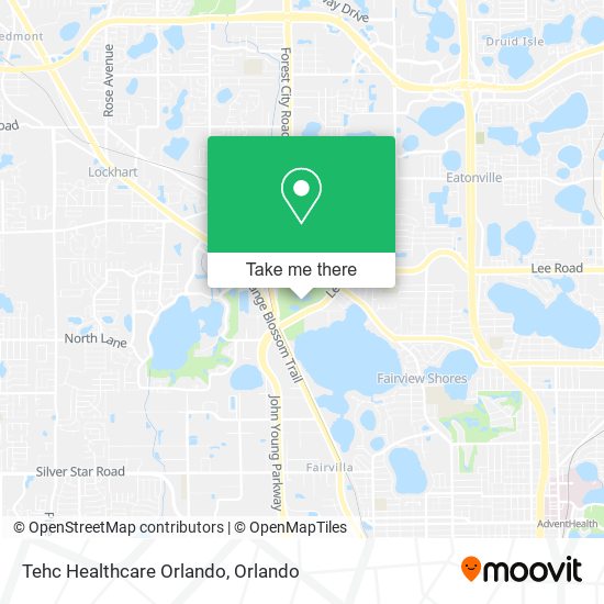 Tehc Healthcare Orlando map