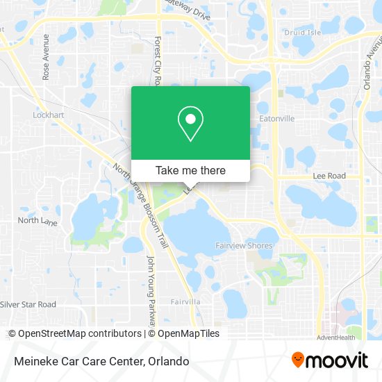 Meineke Car Care Center map