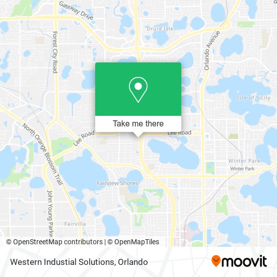 Western Industial Solutions map