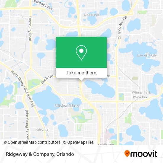 Ridgeway & Company map