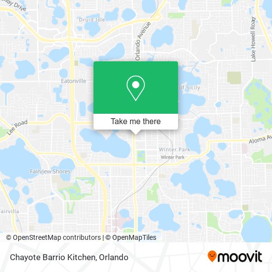 Chayote Barrio Kitchen map